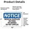 Signmission Medical Supplies No Food Or Drinks Do Not Unplug, 10 in W x Rectangle, Vinyl Decal OS-2PACK-NS-D-710-L-14185 - alternate 2